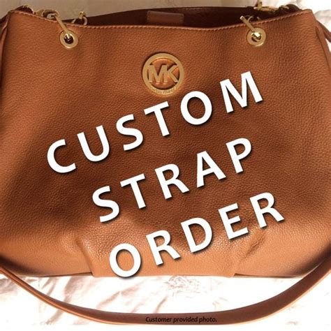 michael kors black bag tan straps|Michael Kors replacement handbag straps.